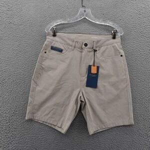 Desert‎ Dunes Chino Shorts Mens 30 Beige UPF 35 Flat Front Performance NWT